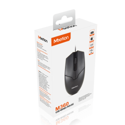 MeeTion MT-M360 USB Wired Mouse Black